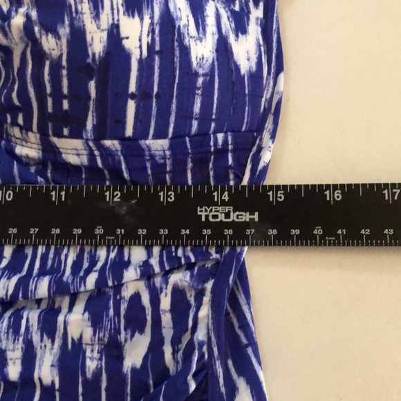 Tommy Bahama size 12 purple violet large Tankini swimwear bluish purple & white - Picture 10 of 15